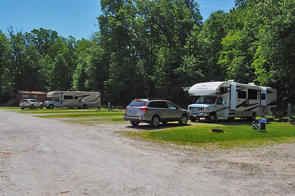 Campsites at Ramblin' Pines Campground